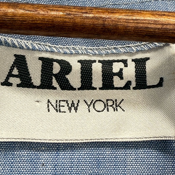 Vintage Ariel New York size Large Women’s Blue Turtle Embroidered Jumpsuit - Picture 6 of 6